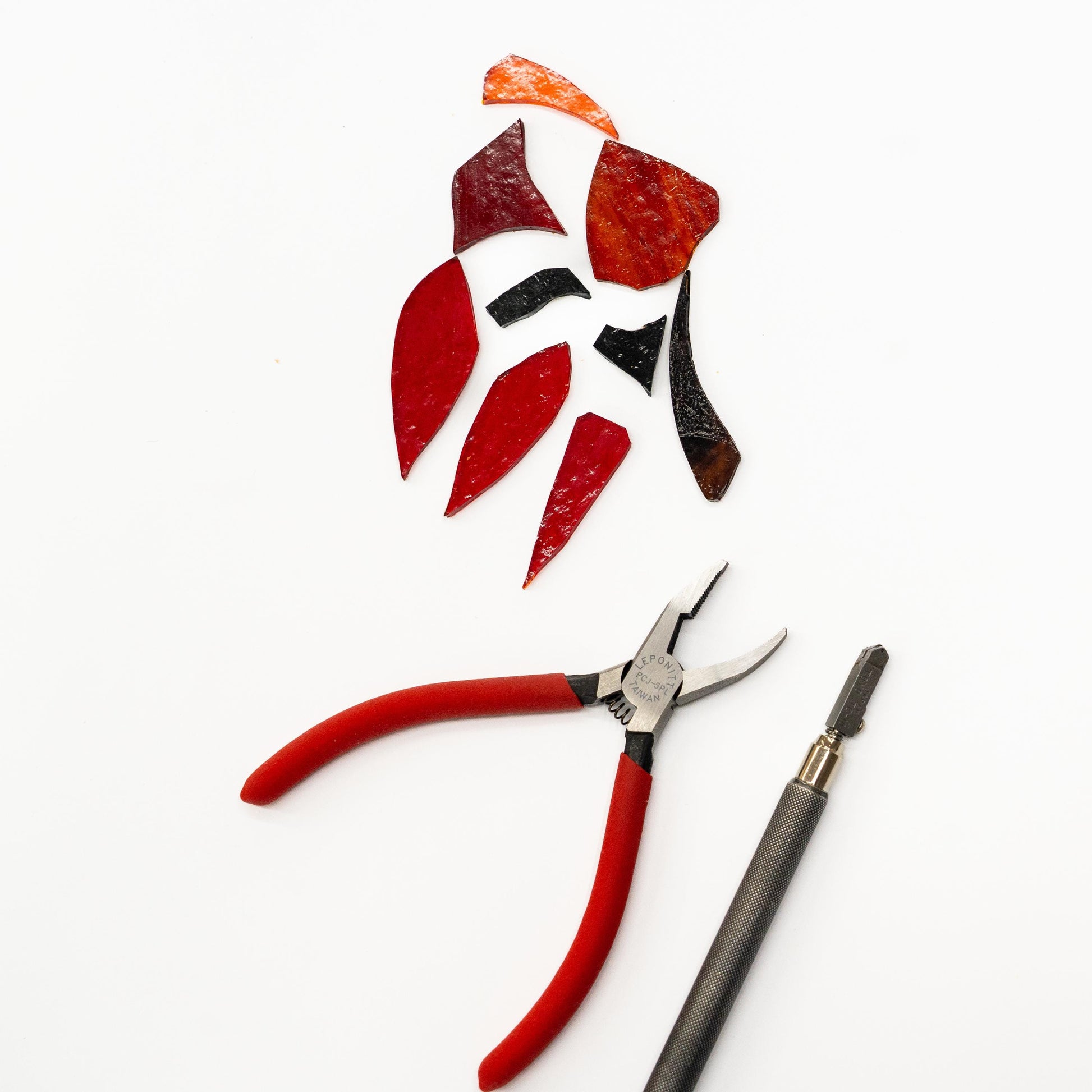 Cardinal stained glass memorial suncatcher Godmother gift Monarch butterfly stained glass window hangings Garden stakes New home gift - Image 13