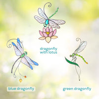Dragonfly With Lotus