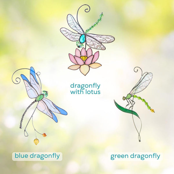 Stained glass dragonfly Sister in law gifts Dragonfly wings Custom stained glass dragonfly suncatcher - Image 3